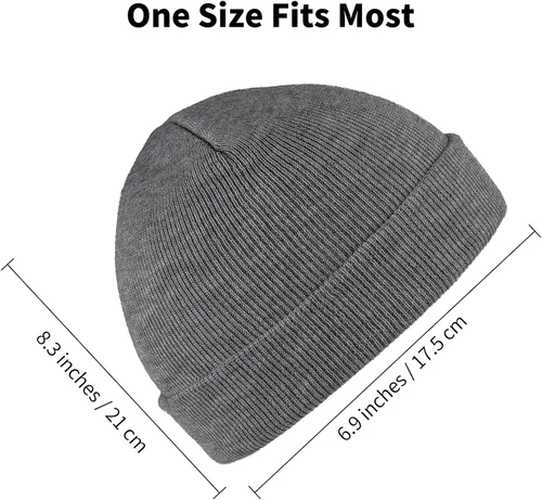 Vista 2 de Cooraby Gorro Beanie de Invierno Cálido Sombreros de Punto Suave para Hombres o Mujeres