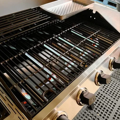 Vista 8 de G426-0005-W1 G426-0004-W1 463630021 Piezas de repuesto para parrilla Charbroil Rejillas de parrilla 463660021 Rejillas de cocina de hierro fundido
