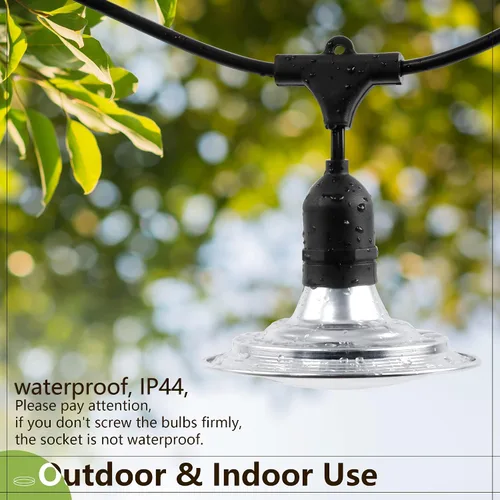 Vista 2 de Luz LED de cultivo para exteriores con temporizador, tira de luz de crecimiento de espectro completo de 6 bombillas, lámparas de plantas