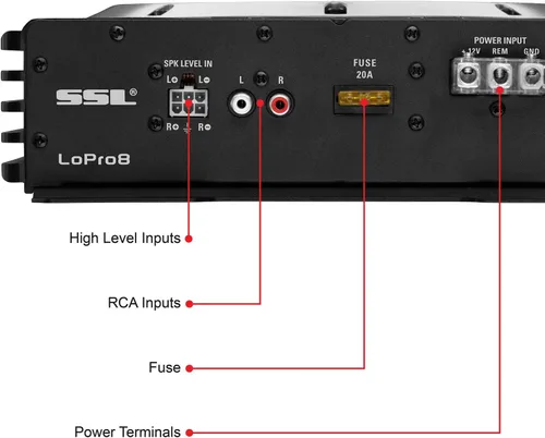 Vista 4 de SSL LOPRO8 - sistema de subwoofer amplificado de 8 pulgadas., 8", Negro