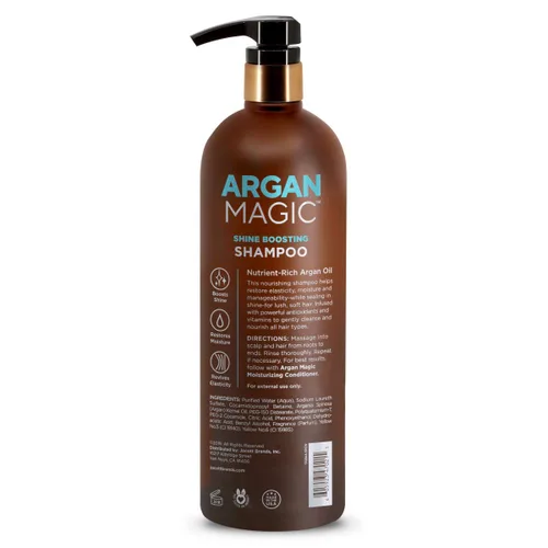 Vista 2 de Argan Magic Champú que aumenta el brillo – Limpia y restaura suavemente el cabello para calmar el encrespamiento y aumentar el brillo Sin