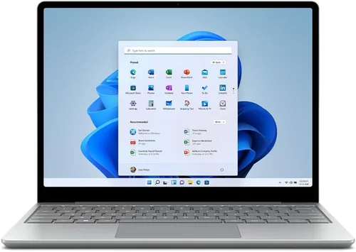 Vista 8 de Microsoft Surface Laptop Go 2 - Pantalla táctil de 12.4" - Intel Core i5 - 8 GB de memoria - SSD de 128 GB - Azul glaciar (Modelo más reciente)