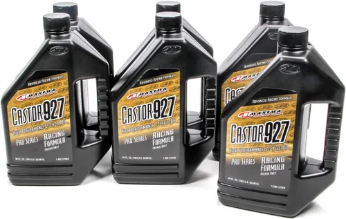 Vista 6 de Maxima Racing Oils 23916-2PK Castor 927 Aceite de premezcla para carreras de 2 tiempos, botella de 16 onzas, paquete de 2