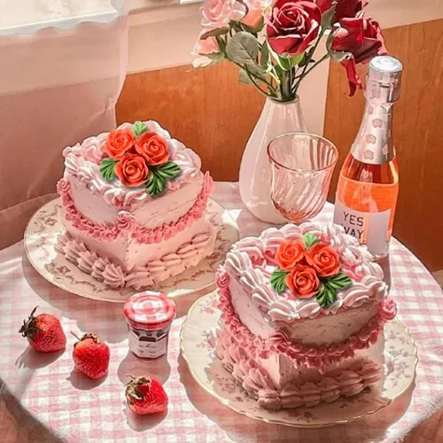 Vista 9 de Molde de silicona de 6 cavidades para decoración de pasteles, para boda, día de San Valentín, fiesta de cumpleaños, aniversario, decoración