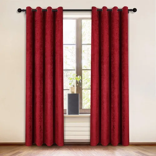 Vista 33 de ELKCA Cortinas de doble cara de felpilla para ventana de cocina, 52x18, bolsillo para barra, cenefa color beige para sala de estar, paquete de 1