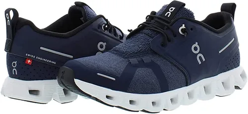 Vista 3 de ON Zapatillas Cloud 5 Terry para hombre, azul marino (InkNavy)