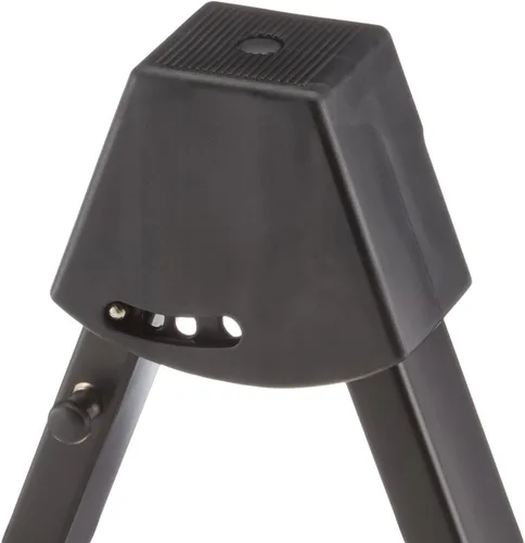 Vista 5 de Amazon Basics Soporte plegable portátil ajustable para guitarras eléctricas y acústicas, en forma de A, totalmente montado con espuma acolchada