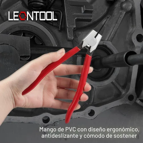 Vista 4 de Alicates de 8 Pulgadas para Anillo Circular - Alicates Especiales de Ángulo Inverso con Punta para Abrir Anillos, para Cajas de Transferencia