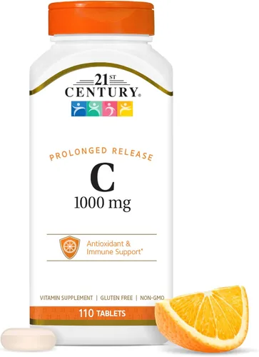 Vista 8 de 21st Century C 1000 mg comprimidos de liberación prolongada, 110 unidades (paquete de 3)
