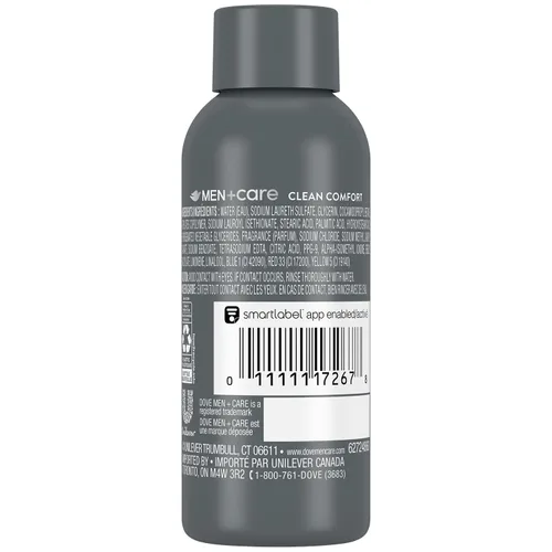 Vista 2 de Dove Men+ Care Body + Face Wash, Clean Comfort paquete de 6 – Fórmula de gel de ducha hidratante para una piel sana y suave, 3 onzas Ea