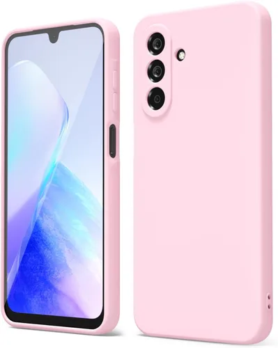 Vista 215 de oakxco Funda para teléfono Samsung Galaxy A12 con agarre de silicona líquida, linda delgada fina suave cubierta de gel de goma TPU lisa para mujeres