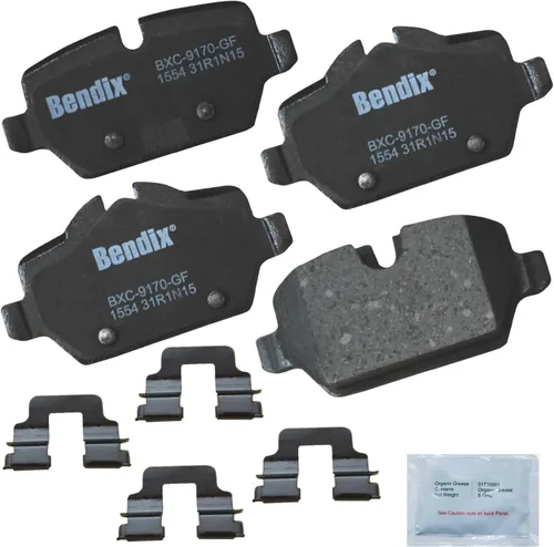 Vista 111 de Bendix Priority1 CFC154 - Juego de pastillas de freno de disco para Avanti II, Century, LeSabre, Regal, Riviera, chasis comercial, DeVille