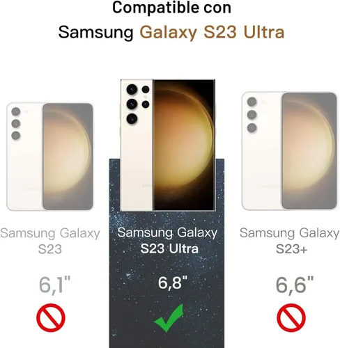 Vista 3 de JETech Protector de pantalla de privacidad de TPU para Samsung Galaxy S23