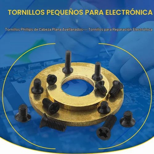 Vista 7 de Nindejin - Kit de tornillos para computadora portátil, M2, M2.5, M3, avellanados, cabeza plana, Phillips, juego de tornillos mini para reparación
