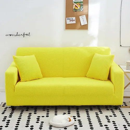Vista 8 de Funda elástica para sofá, funda completa para sofá para niños y mascotas, gruesa, lavable, con parte inferior elástica, protector de muebles