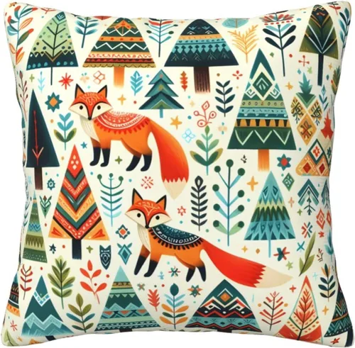 Vista 9 de Almohada de terciopelo con estampado de puntos de leopardo rosa y naranja, juego para el hogar, cómoda decoración de cama cuadrada, sofá al aire