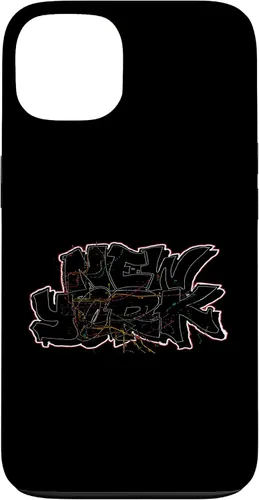 Vista 7 de Funda para iPhone 16 Graffiti New York y trenes