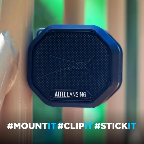 Vista 6 de Altec Lansing HYDRATREK - Altavoz Bluetooth magnético, impermeable IP67, altavoz portátil, emparejamiento inalámbrico verdadero, carga rápida USB-C