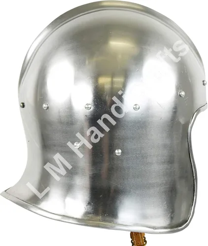 Vista 2 de Medieval funcional 0.63 oz cara abierta Celeta acero viking casco caballero casco espartano armadura medieval cosplay casco