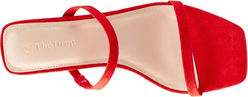 Vista 8 de The Drop Women's Avery Square Toe Two Strap High Heeled Sandal