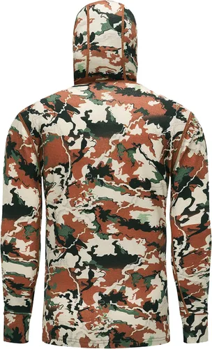 Vista 2 de Lichenland Men's Merino Wool Hunting Hoodie Base Layer Sweatshirt