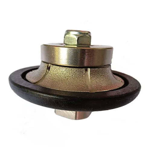 Vista 2 de Diamond Hand Profiler Router Bit - Rueda de perfil de diamante soldada al vacío con rosca 58-11 para encimera de mármol de hormigón de granito