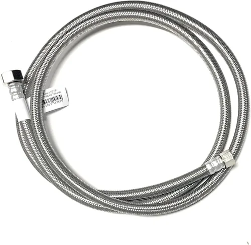 Vista 10 de Conector de línea de suministro de agua para grifo de acero inoxidable trenzado, línea de suministro para grifo - rosca de compresión hembra de 3/8