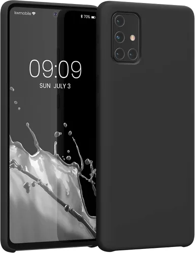 Vista 206 de kwmobile Funda Compatible con Samsung Galaxy A14 5G - Funda de teléfono de TPU y silicona con acabado suave - Verde Lima