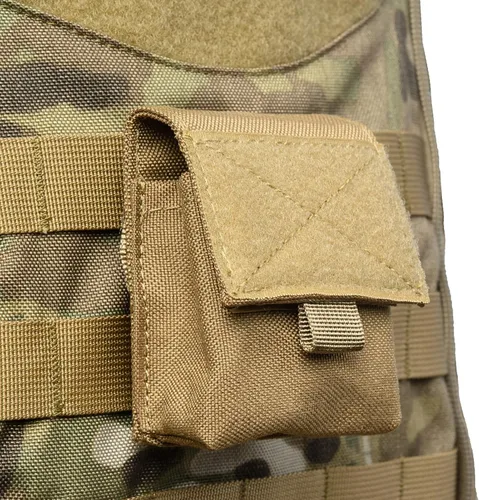 Vista 6 de Bolsos tácticos mini para cinturón, multiusos, pequeños, compactos, con ranura para tarjeta, para batería, EDC, para almacenamiento de artículos