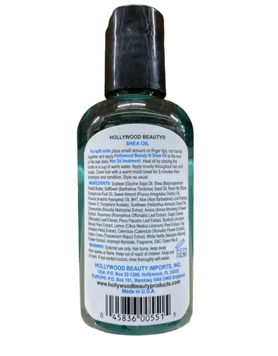 Vista 2 de Hollywood Beauty Aceite de karité, 2 oz (paquete de 3)