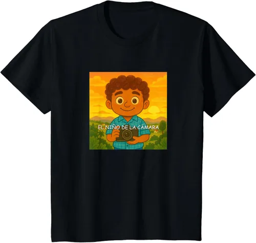 Vista 82 de Camiseta El Niño de la Cámara – Diseño Oficial del Cuento Ilustrado