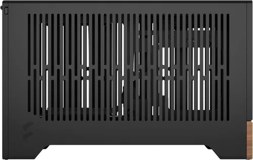 Vista 23 de Fractal Design Terra Graphite - Panel frontal de madera de nogal - Factor de forma pequeño - Carcasa para juegos Mini ITX - Cable elevador PCIe 4.0