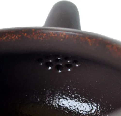 Vista 4 de Tetera 8.6oz té chino gongfu genuino negro arcilla Zisha Classics Pot Infusers té