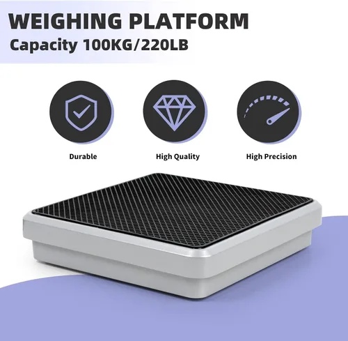 Vista 9 de BACOENG Báscula electrónica digital de carga de refrigerante de 220 libras para recuperación de freón HVAC AUTO AC con apagado automático, luz