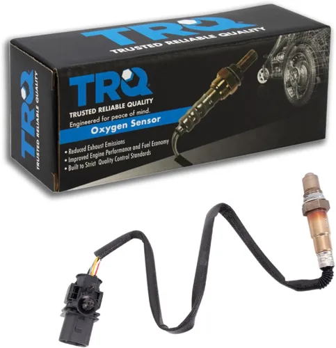 Vista 127 de TRQ Sensor de Oxígeno O2 de 4 Hilos de Banda Estrecha Compatible con VW Atlas 2.0L 2018-21, VW GTI 2.0L 2016-18, Audi A3 Quattro 2.0L 2015-18, VW