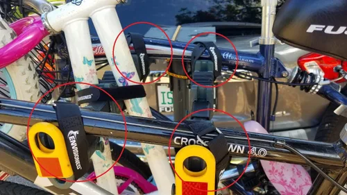 Vista 8 de Correas de cincha de alta calidad con anillo de metal de acero inoxidable (hebilla), gancho y bucle reutilizables duraderos, correas de seguridad