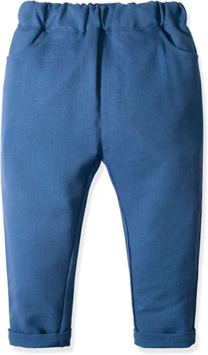 Vista 8 de Yilaku Ropa de vestir para niño pequeño, traje formal con chaleco, camisa y pantalones, conjuntos de caballero para niños de 2 a 7 años