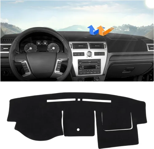 Vista 16 de Autorder - Tapete para cubierta de tablero de instrumentos para camioneta Ford F100/F150/F250/F350/Bronco Pickup Truck, 1973-1977 1978 1979
