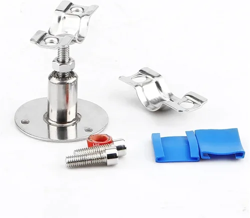Vista 5 de 30-50mm Adjustable Pipe Hanger - 304 Stainless Steel Bracket for 19-108mm OD Tubes blessing(Fit 51-57mm OD Tube)