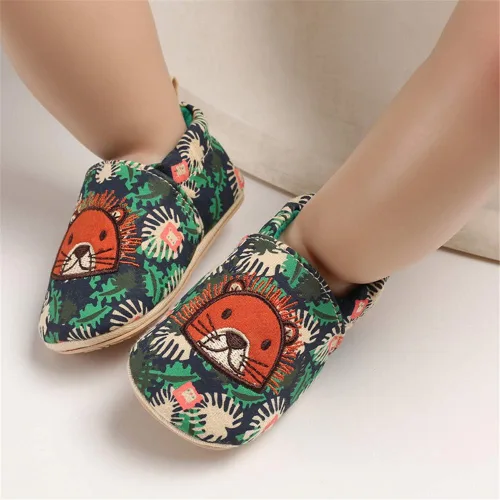 Vista 2 de LAFEGEN Zapatos para caminar para bebé, niño, niña, antideslizantes, suela suave, para bebés, recién nacidos, mocasines para primeros pasos