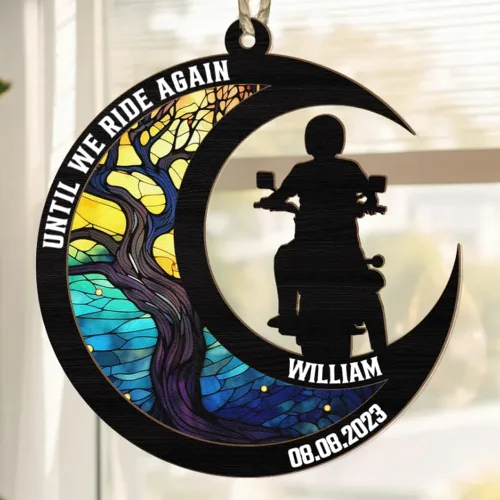 Vista 8 de Pesca en el cielo, adorno de pesca personalizado, decoración de Navidad para amantes de la pesca, nombre y fecha personalizados, regalo