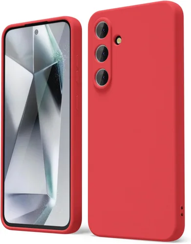 Vista 168 de oakxco Funda para teléfono Samsung Galaxy S8 de silicona líquida, delgada y fina de gel de goma suave TPU cubierta protectora simple llana