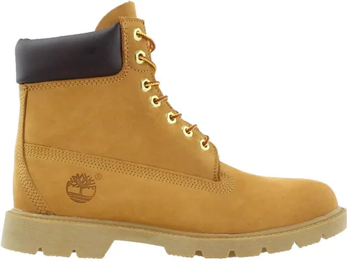 Vista 2 de Timberland - Botas impermeables básicas para hombre, de 6 pulgadas con cuello acolchado Trigo gamuzado