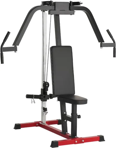 Vista 12 de VEVOR, máquina de apertura de pecho, máquina especializada para tren superior para gimnasio en casa, apertura ajustable y máquina de deltoides