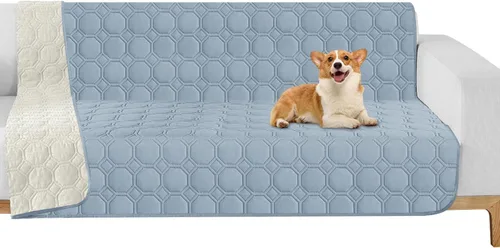 Vista 35 de ZNSAYOTX Mantas acogedoras definitivas (30 x 53 pulgadas), manta 100% impermeable para sofá para mascotas de perro, protector de sofá de cama