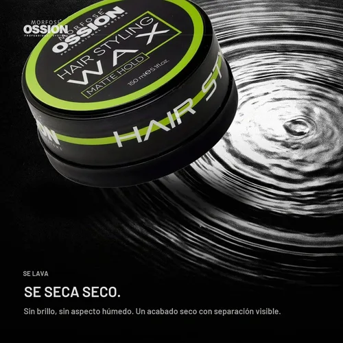 Vista 7 de Morfose Barber - Pasta de cabello mate para hombres, arcilla de moldeo mate y pasta de textura, cera de peinado a base de agua, acabado mate