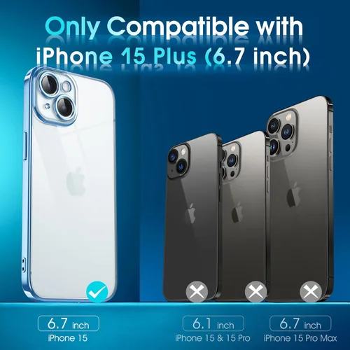 Vista 802 de Supdeal Funda cristalina transparente para iPhone 11, [No se amarillea] [Protección de la cámara] [Probado contra caídas de grado militar] Funda
