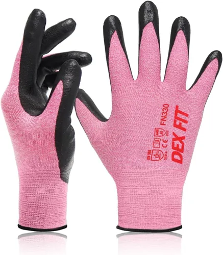Vista 10 de DEX FIT Nitrile Work Gloves FN330,Stretch Fit, Touchscreen, Power Grip in Wet & Oily Conditions, Men & Women