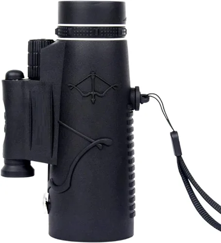 Vista 8 de 12x 50 HD Monocular Telescope with LED Flashlight Night and Phone Holder Tripod for Bird Watching, Hunting, Hiking, Concert, Travel
