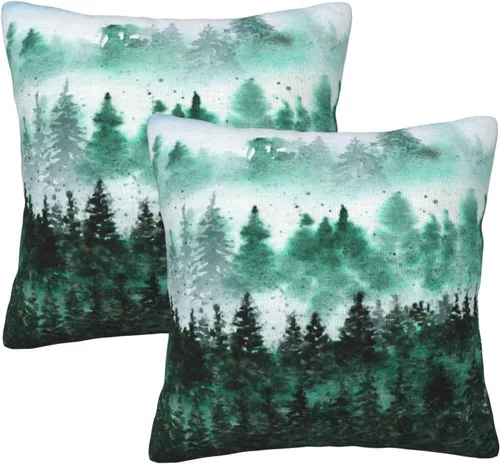 Vista 27 de Juego de 2 fundas de almohada de estilo étnico vintage, estampado geométrico azteca, étnico, tribal, para dormitorio, sala de estar, sofá